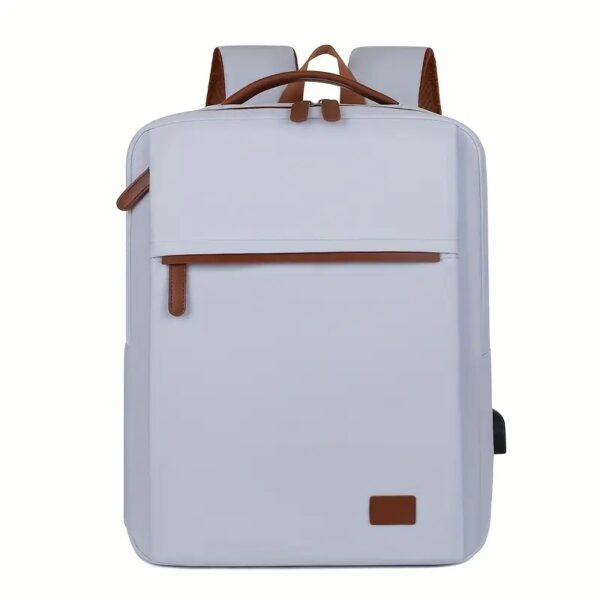Backpack Oxford Cloth Business Computer Bag With Large Capacity, Strong And Wearable Student School Bag, Solid Color And Versatile Travel Backpack - Image 8