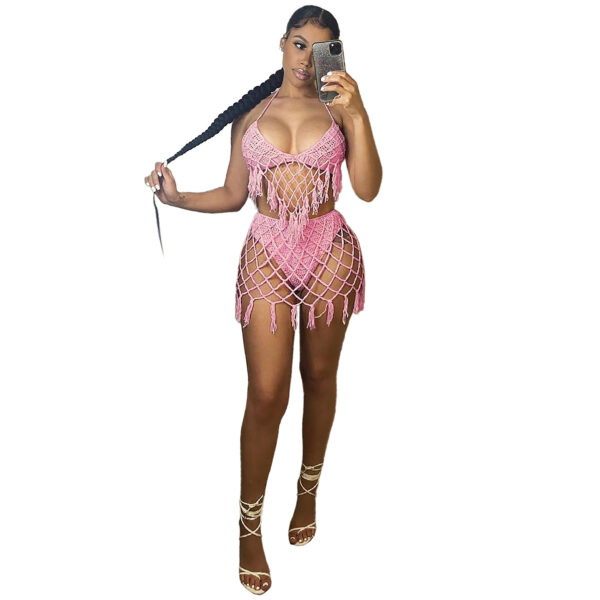 Adogirl Summer Beach Sexy Bikini Women Swimwear Hollow Out - Image 7