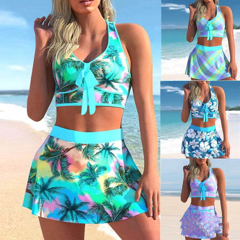 Swimwear Print Skirt