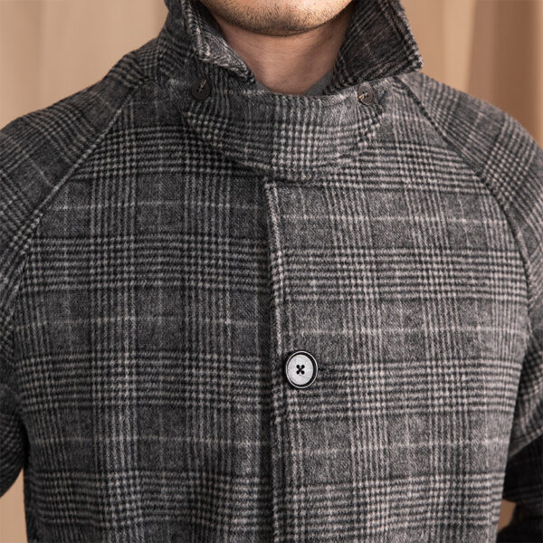Men's Wool Warm Mid-length Coat - Image 3