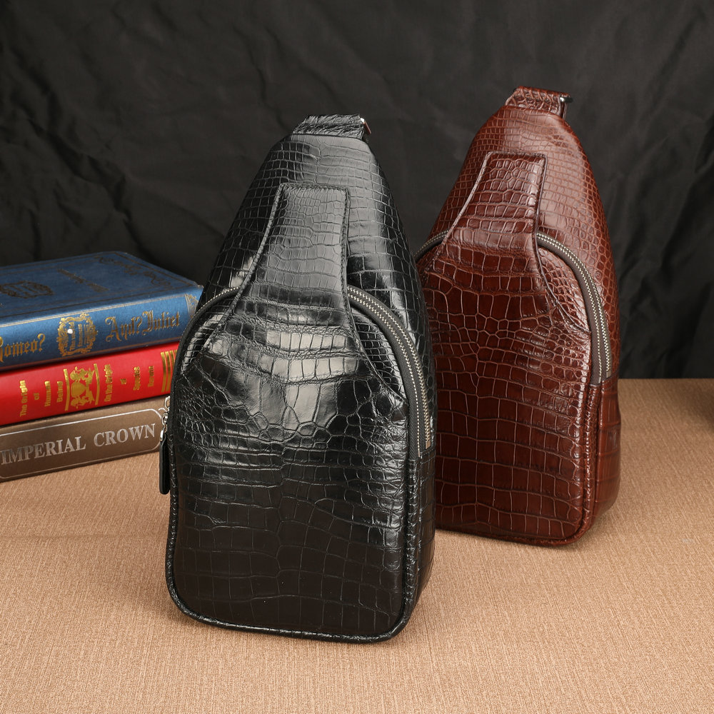 Outdoor Trave Men’s Leather Single Shoulder Bag