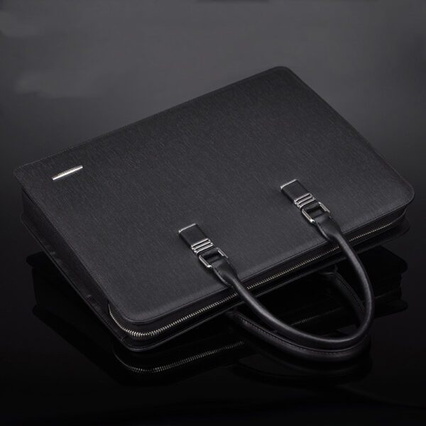Handbagmen's Business Multi-compartment Combination Lock Briefcase - Image 8