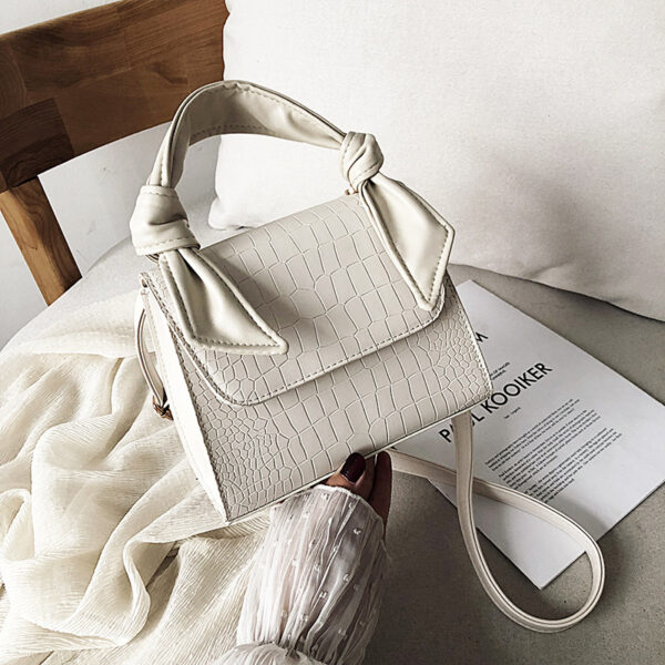 Fashion Stone Pattern Portable Small Square Bag - Image 6