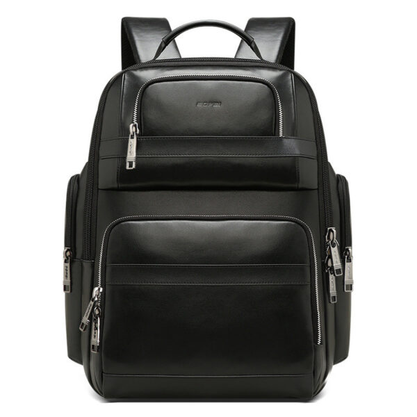 Top layer leather backpack - Image 4