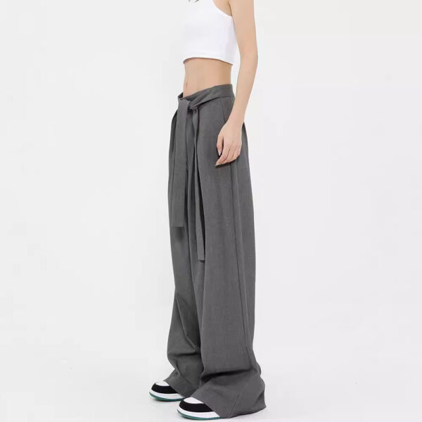 Fashion Women's Casual Pants Wide Leg Trousers - Image 2
