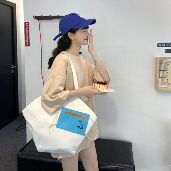 All-Match Large-Capacity One-Shoulder Shopping Bag - Image 2