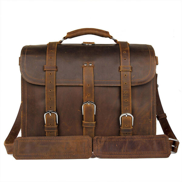Crazy Horse Leather Tote - Image 8