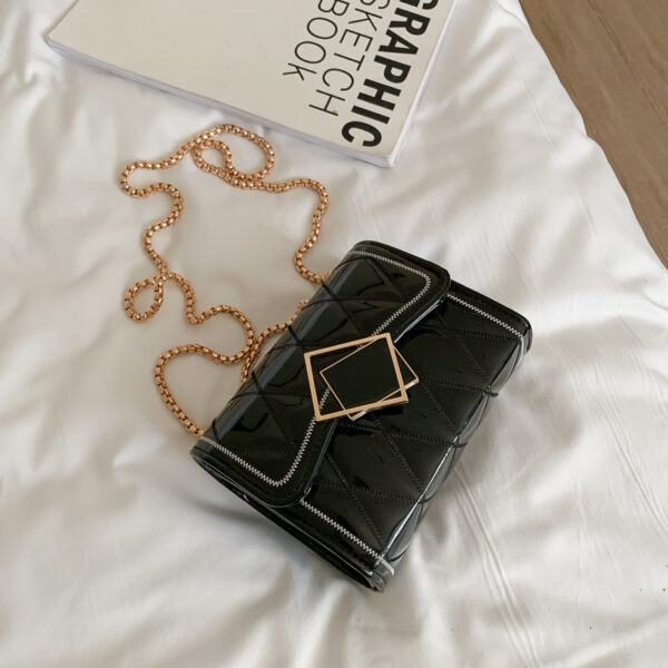 Messenger Bag Rhombic Chain Fashion Small Square Bag - Image 3