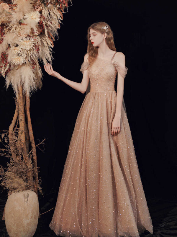 Bridal Wedding Host Performance Long Evening Dress - Image 4
