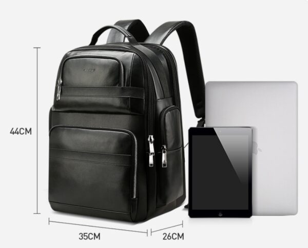 Top layer leather backpack - Image 7