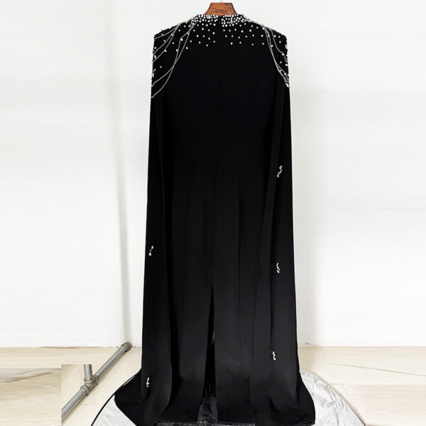 Shawl Sleeve And Floor Long Dress - Image 3