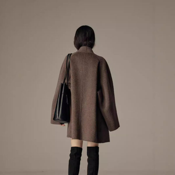 Elegant Winter Double-sided Wool Women's Coat - Image 3