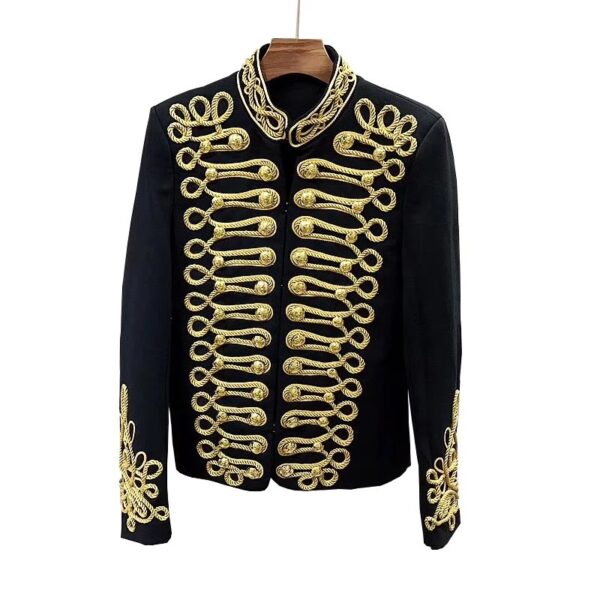 Gold Rope Slim Jacket Court Gentleman Suit - Image 4