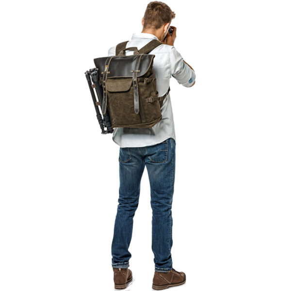 Retro photography backpack camera bag - Image 2