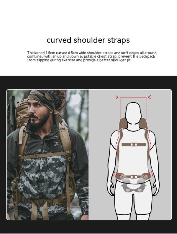 Outdoor Camouflage Men's And Women's Backpack - Image 7