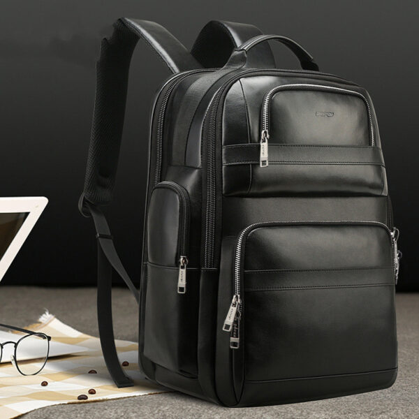 Top layer leather backpack - Image 5
