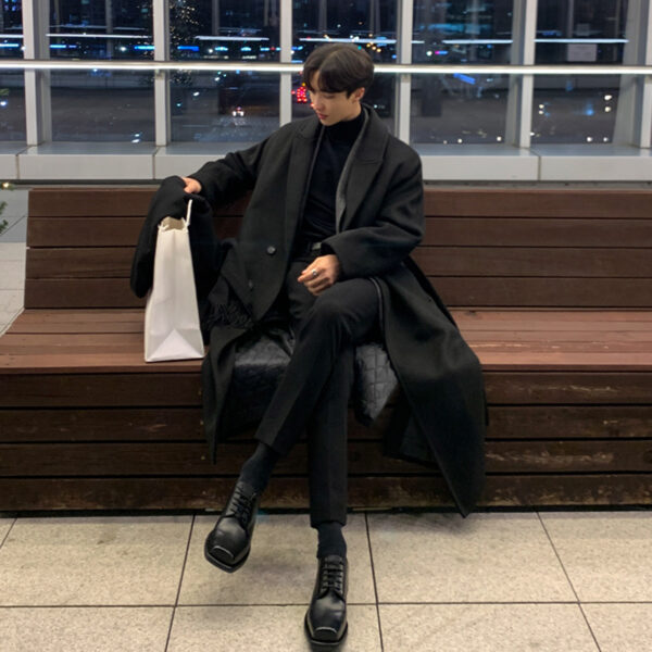 High-grade Knee-length Trench Coat - Image 4