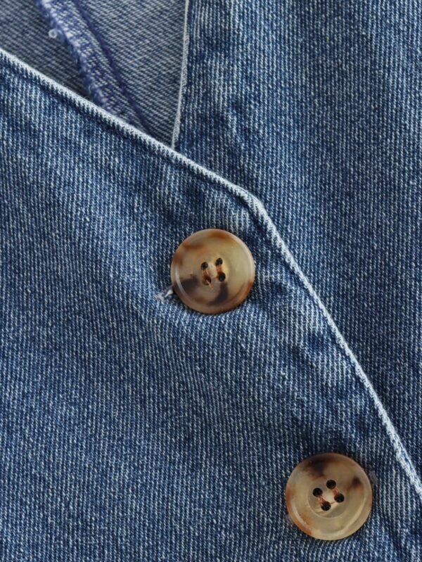 Fashion Denim Waistcoat Vest Women - Image 7