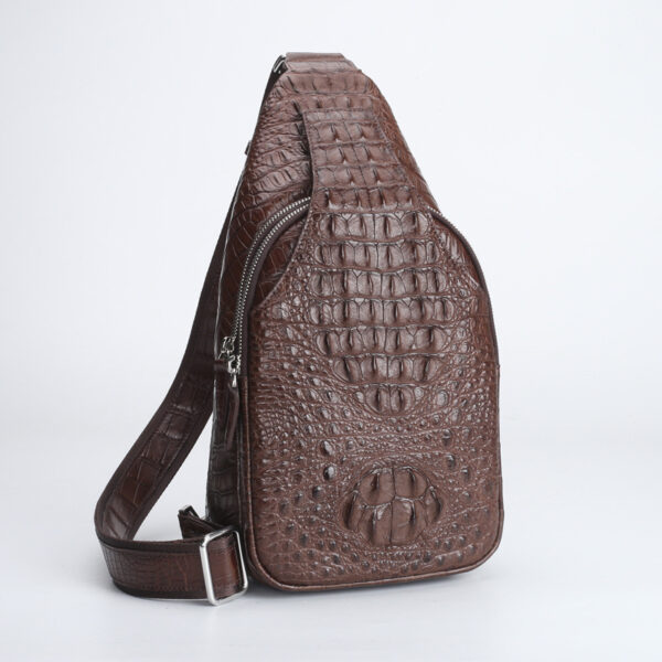 Leather Chest Bag Men's Casual Crossbody - Image 6