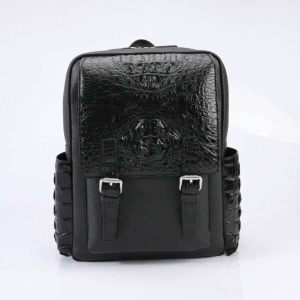 Crocodile Bone Leather Fabric Leisure Men's Real-leather Bag - Image 2