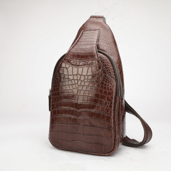 Outdoor Trave Men's Leather Single Shoulder Bag - Image 5