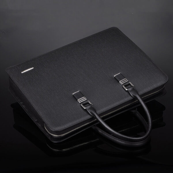 Handbagmen's Business Multi-compartment Combination Lock Briefcase - Image 3