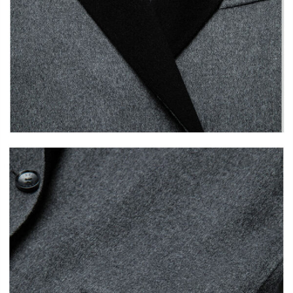 Women's Loose Extended Gun Lapel Coat - Image 4