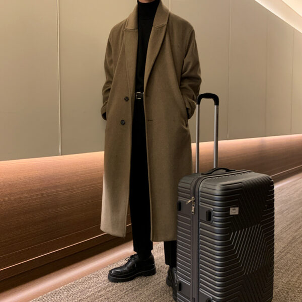 High-grade Knee-length Trench Coat - Image 5