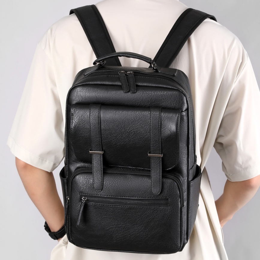 Fashion Men’s Backpack Leisure Travel Waterproof Rucksack