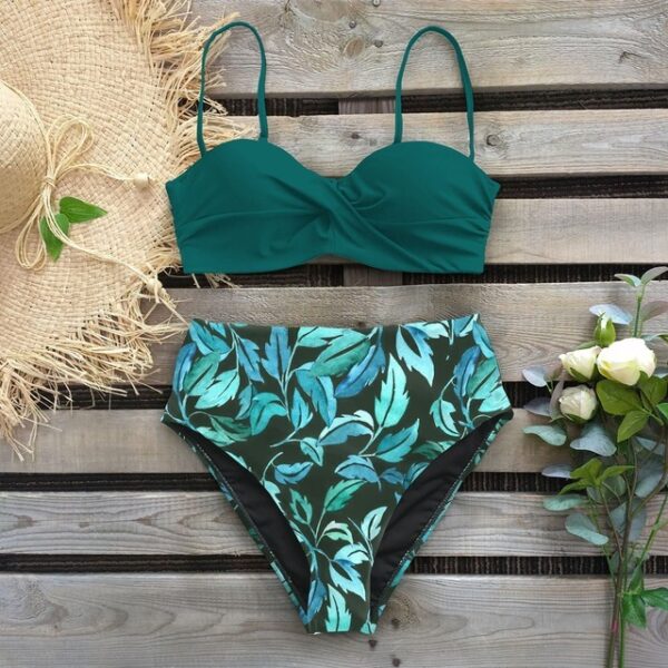 Bikini Swimwear Swimsuit Swim Suit Women Woman High Waist - Image 10