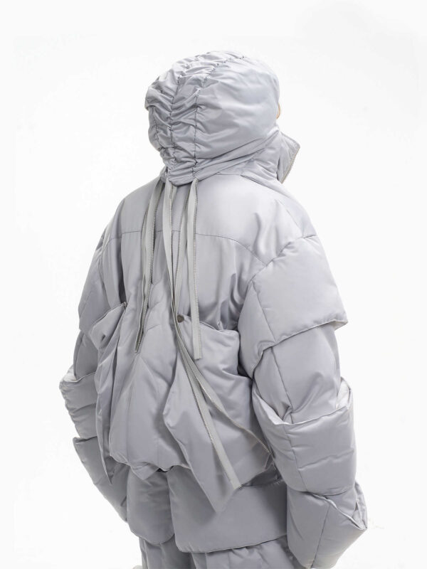 Boys Hooded Down Jacket - Image 7