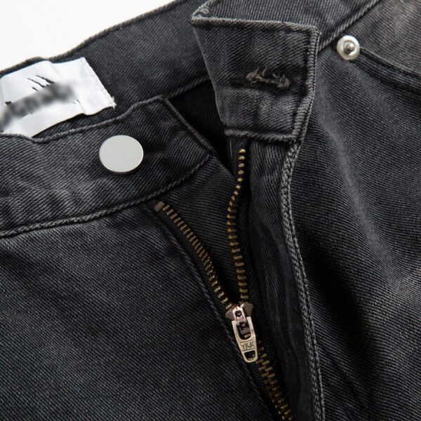 Punk Beggar Ripped Denim Straight-leg Trousers Men - Image 6