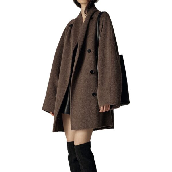 Elegant Winter Double-sided Wool Women's Coat - Image 2