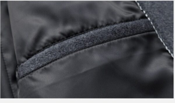 Men's woolen coat slim fit trench coat - Image 7