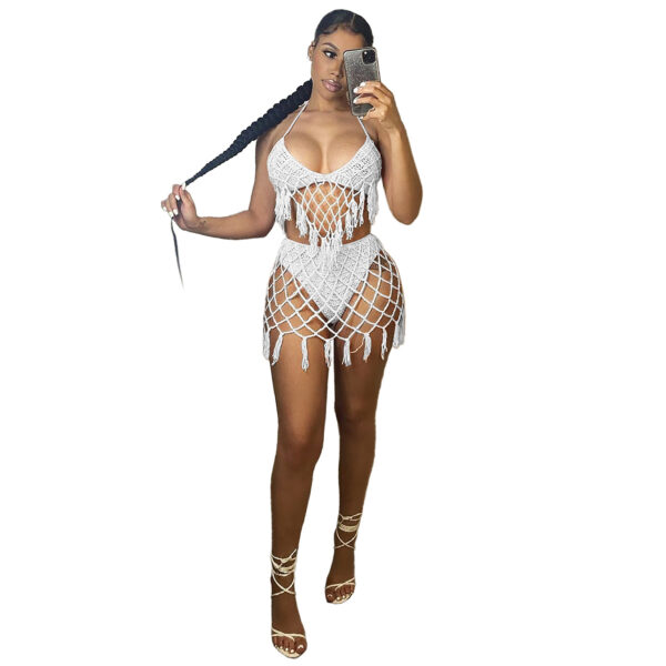 Adogirl Summer Beach Sexy Bikini Women Swimwear Hollow Out - Image 6