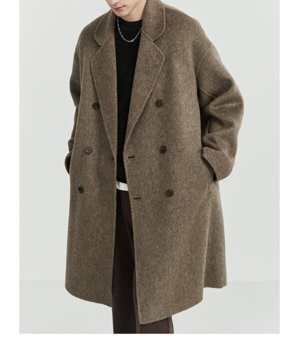 Double-sided Woolen Coat Men's Mid-length - Image 5