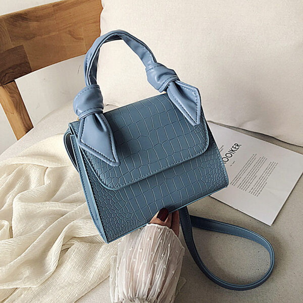 Fashion Stone Pattern Portable Small Square Bag - Image 5