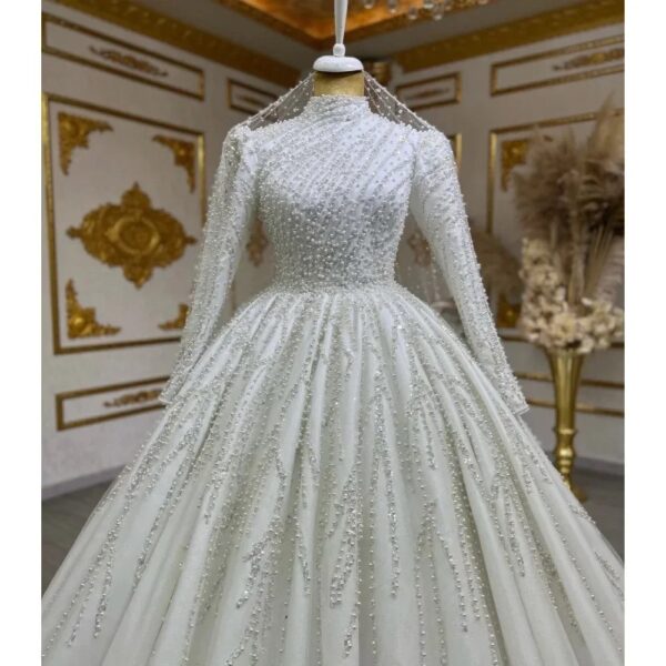 Bride Owner Wedding Dress Trailing Wedding Pettiskirt - Image 4