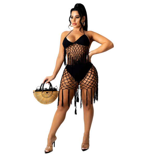 Adogirl Summer Beach Sexy Bikini Women Swimwear Hollow Out - Image 2