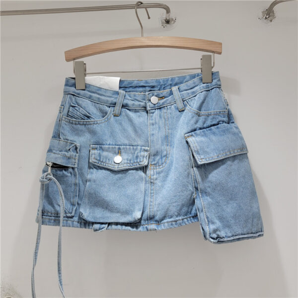 Fashion Irregular Workwear Denim Skirt Women - Image 5