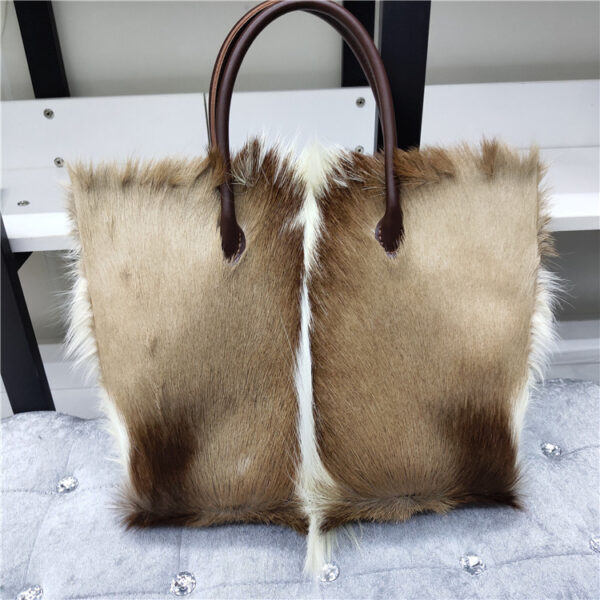 European And American Fashion Minimalist Cowhide Handle Handbag - Image 9