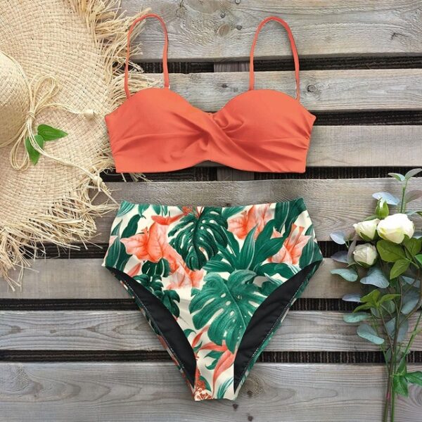 Bikini Swimwear Swimsuit Swim Suit Women Woman High Waist - Image 5
