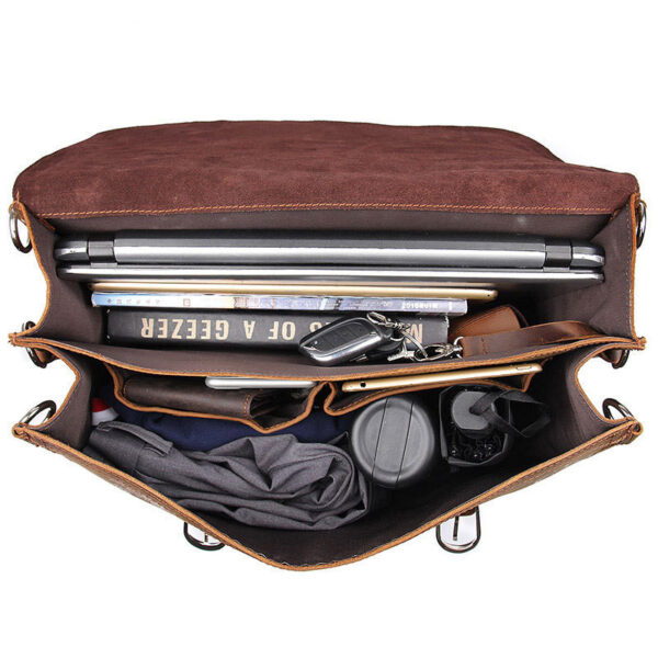 Crazy Horse Leather Tote - Image 10