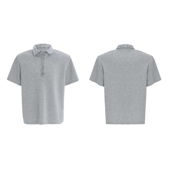 Embroidery Polo T-shirt - Image 5