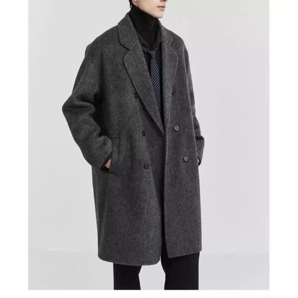 Double-sided Woolen Coat Men's Mid-length - Image 6