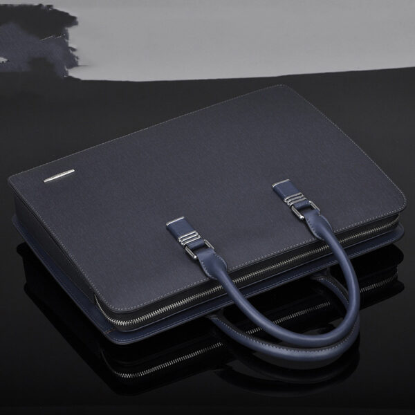 Handbagmen's Business Multi-compartment Combination Lock Briefcase - Image 6