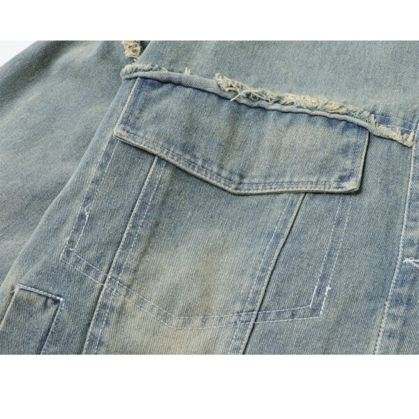 Butterfly Patch Short Denim Jacket For Women - Image 4