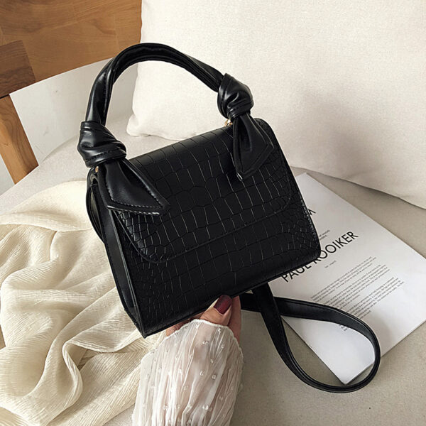 Fashion Stone Pattern Portable Small Square Bag - Image 2