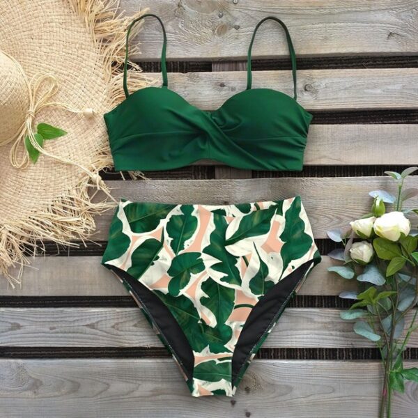 Bikini Swimwear Swimsuit Swim Suit Women Woman High Waist - Image 8