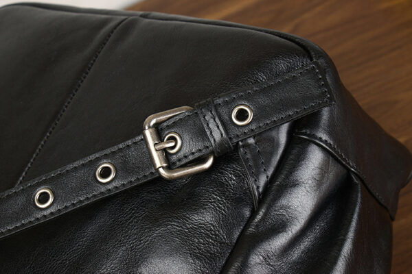 Men's Leather Large Capacity Business Trip Casual And Comfortable Backpack - Image 7